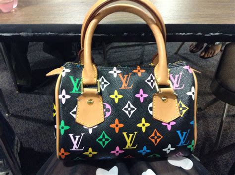 louis vuitton rainbow purse